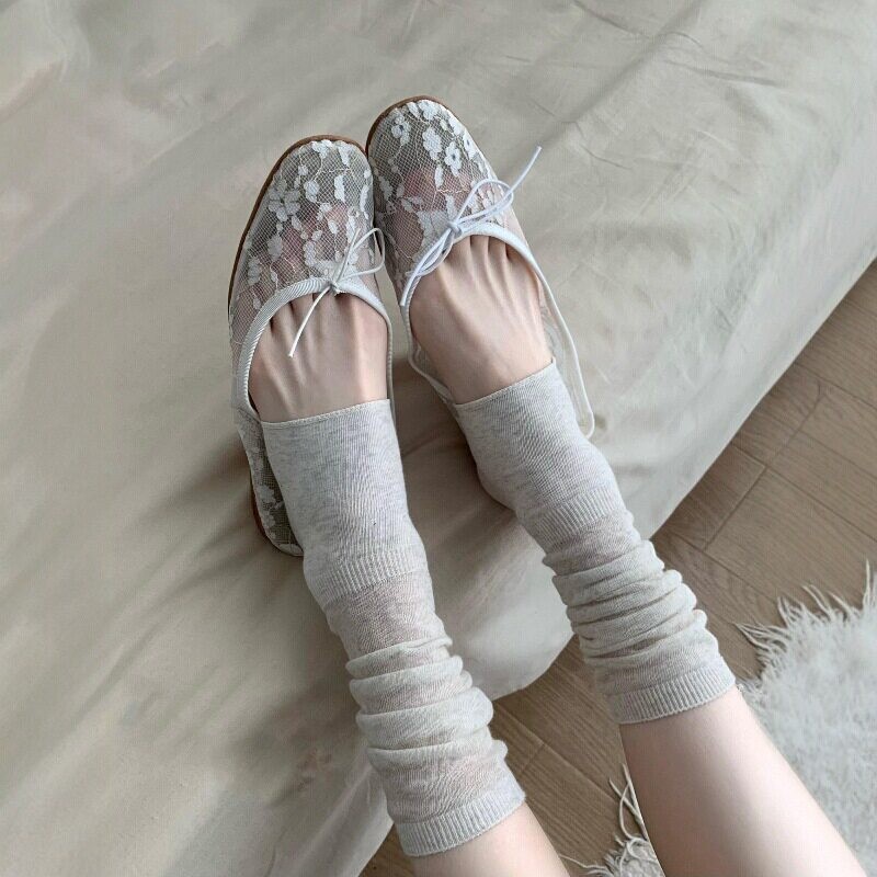 Boot Sock Slouchy - 1 Pair Sheer Mesh Slouchy Leg