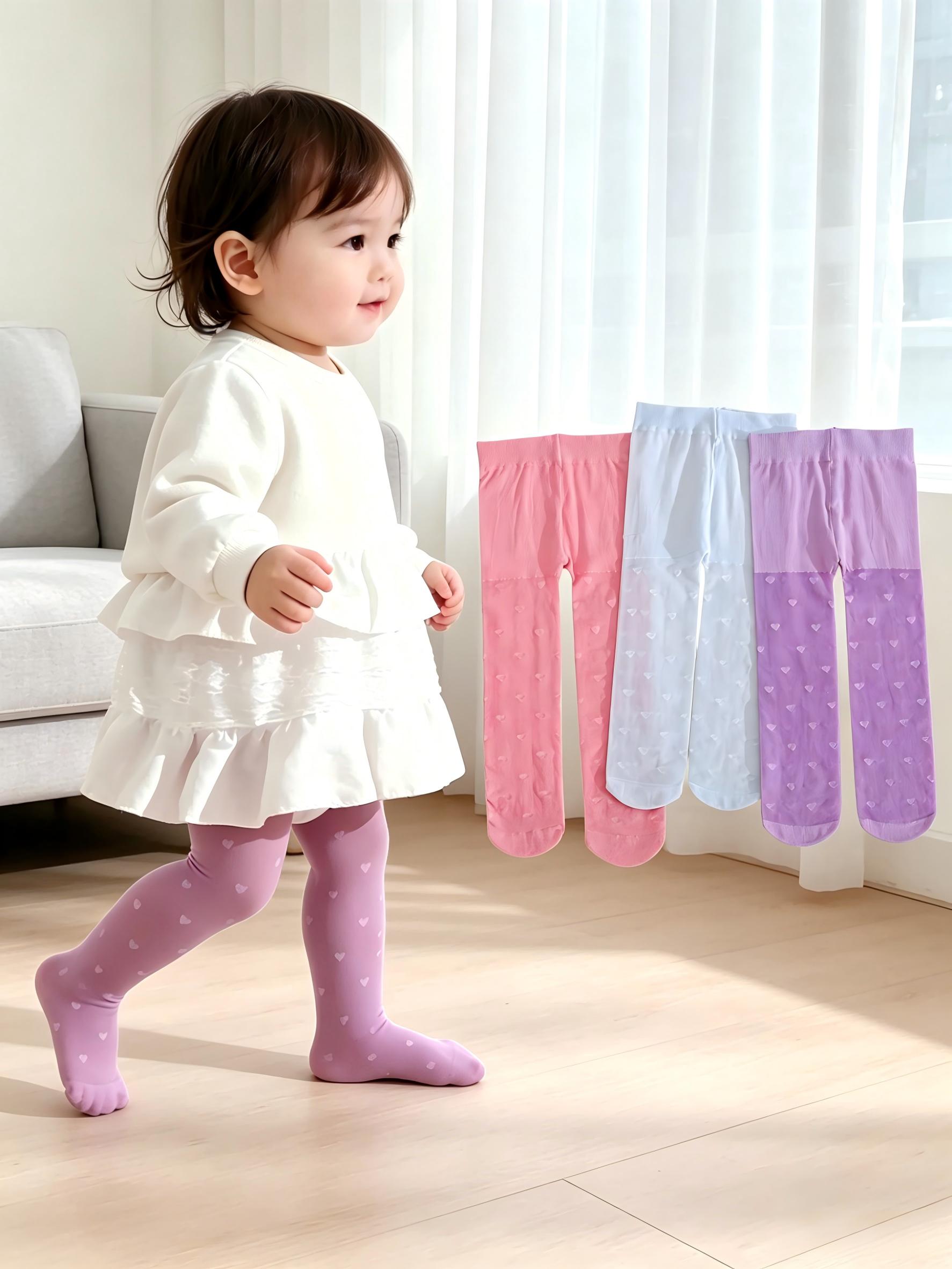 Tights Pantyhose Sheer - 3 Pairs Toddler Girls Thin Sheer