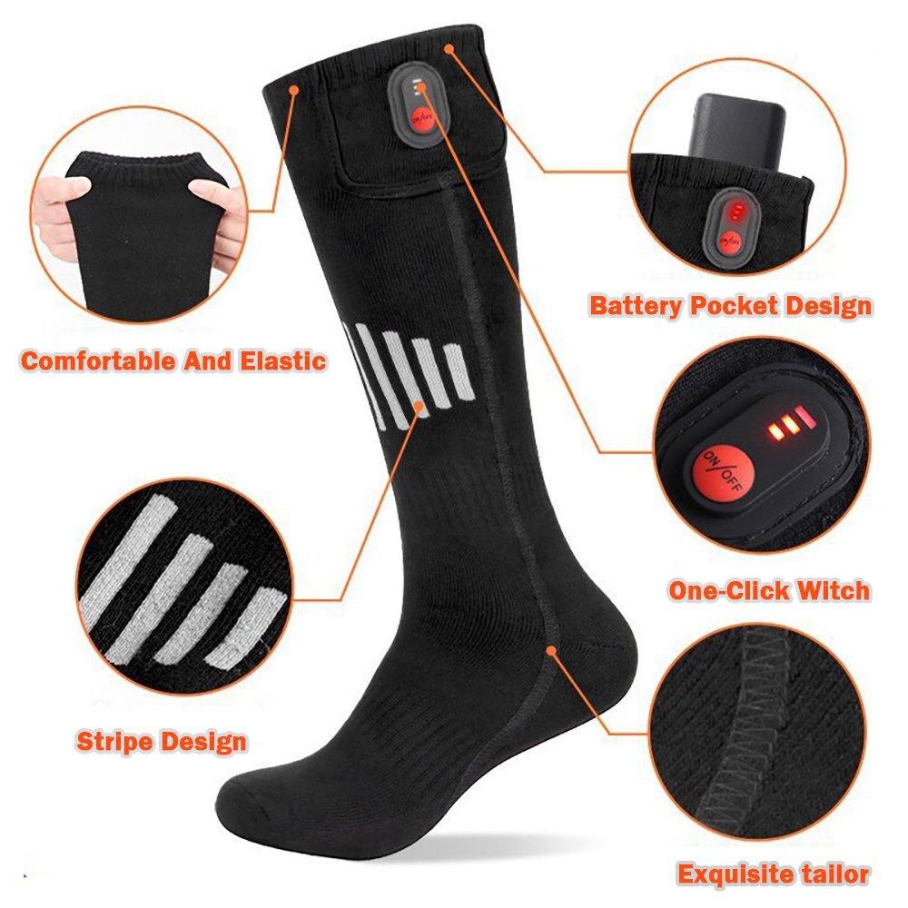 Winter Heated Socks With Batte - Sock Organizer Tray recension och pris