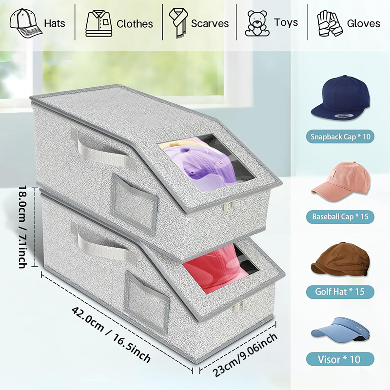 Foldable Zipper Baseball Cap S - Sock Organizer Tray recension och pris