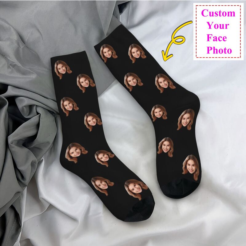 Personalized Custom Face Photo - Dress Sock Men recension och pris