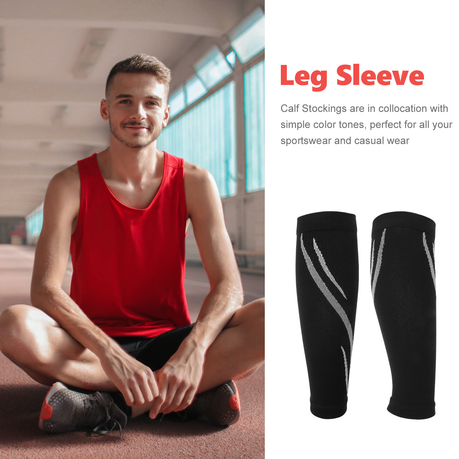 1Pair Calf Compression Sleeves - Compression Sleeve Calf recension och pris