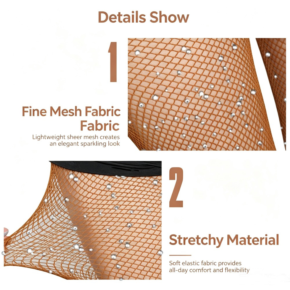 High Elastic Hard Net Fishnet  - Fishnet Stocking Women recension och pris