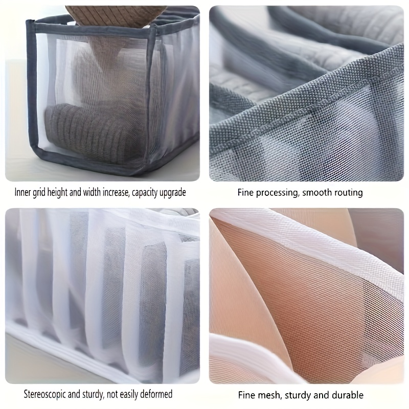 7 Grids Underwear Drawer Organ - Sock Organizer Tray recension och pris