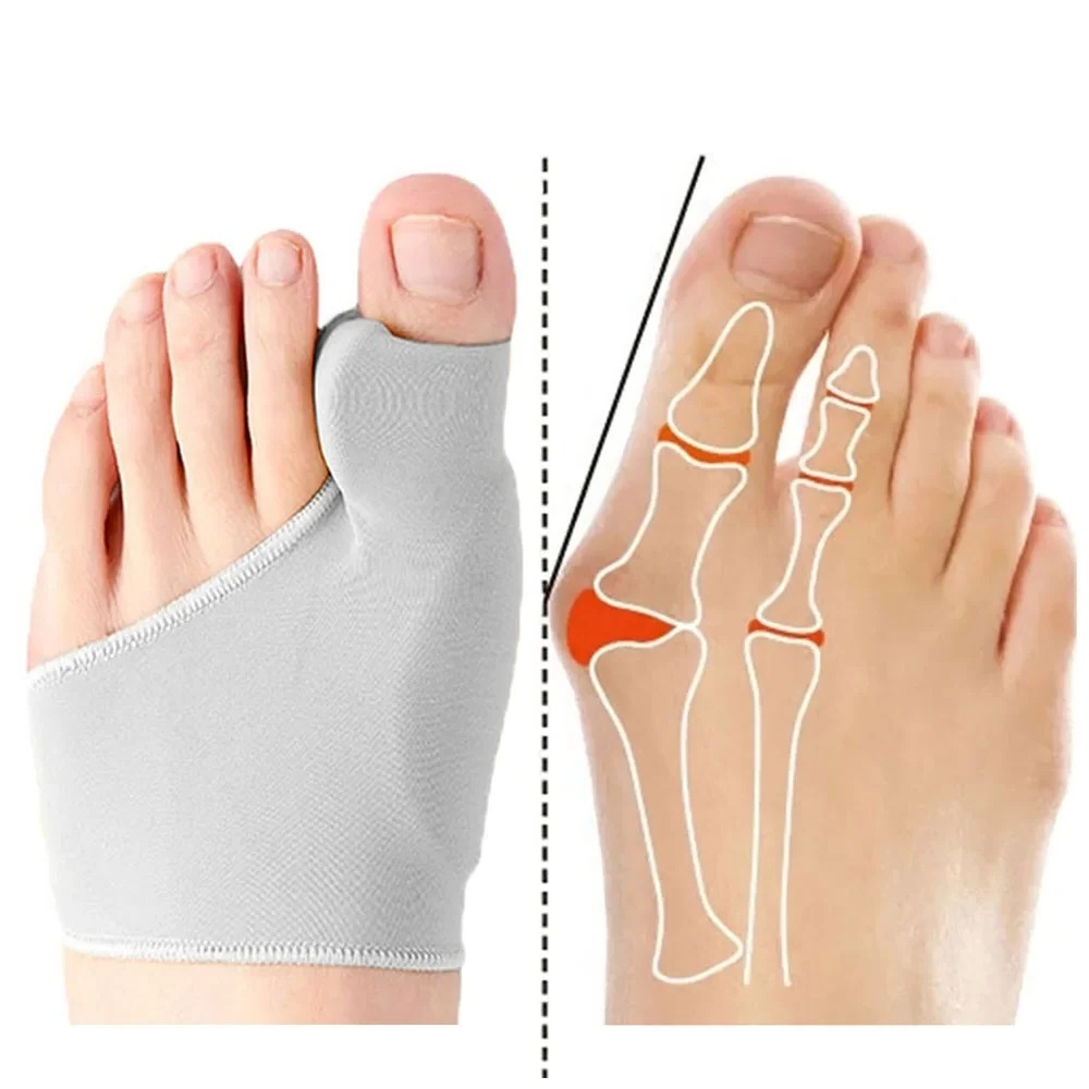 1/2Pair Toe Separator Hallux V - Ankle Brace Sock recension och pris