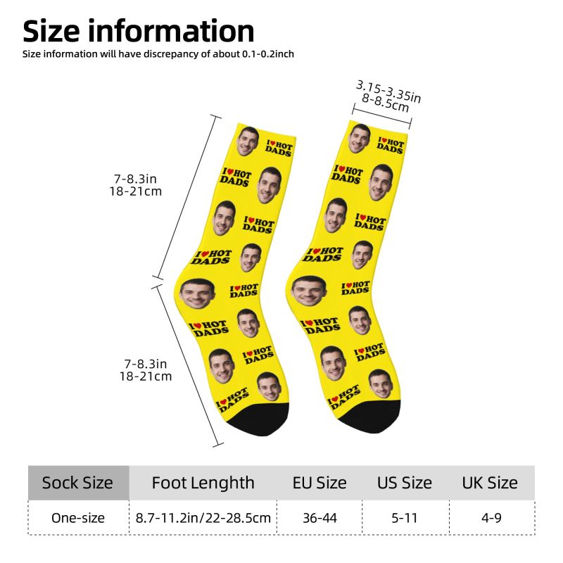 I Love Hot Dads Custom Dress S - Dress Sock Men recension och pris