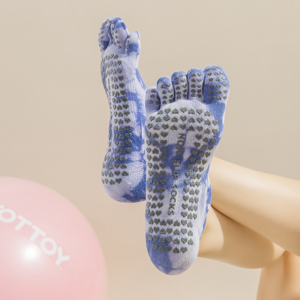 Tie-Dye Women's Five Finger Gr - Grip Sock Yoga recension och pris