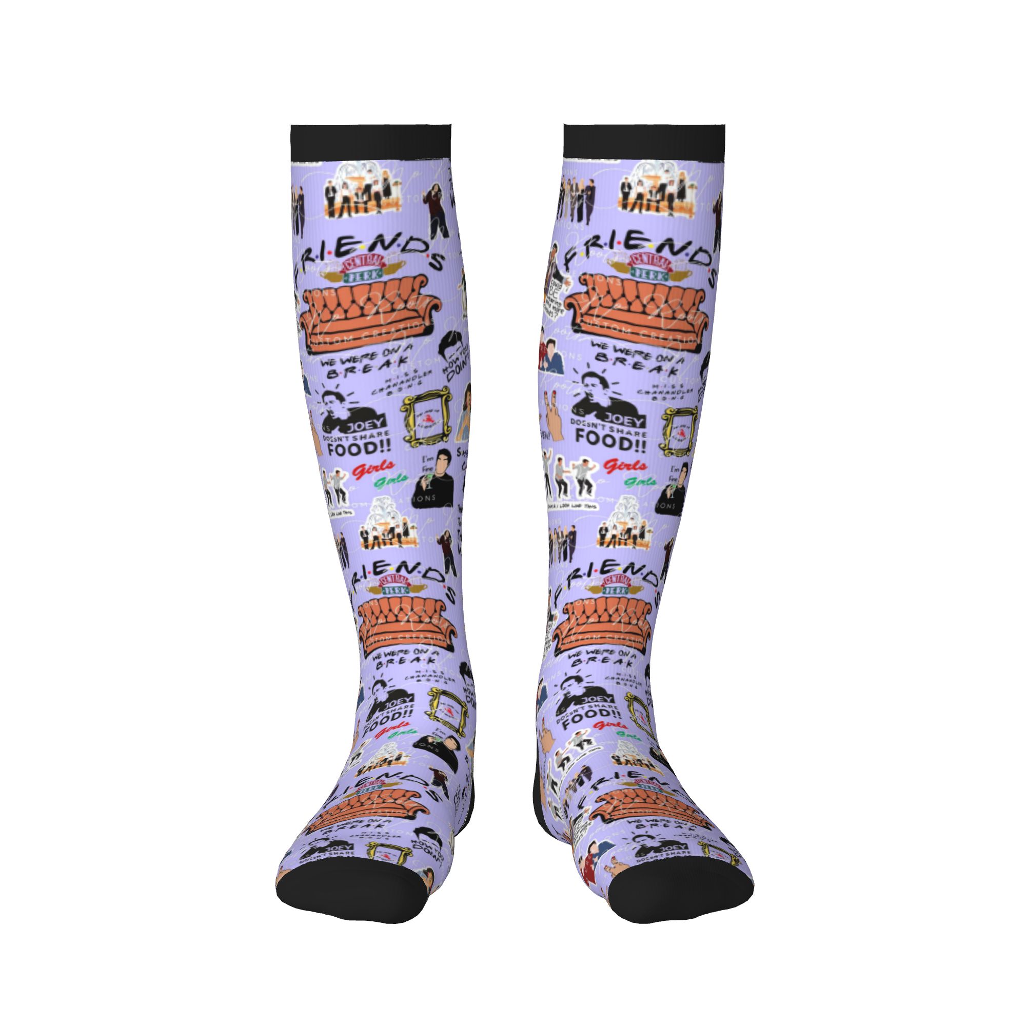 Friends Classic TV Show Men Wo - No Show Sock Women recension och pris