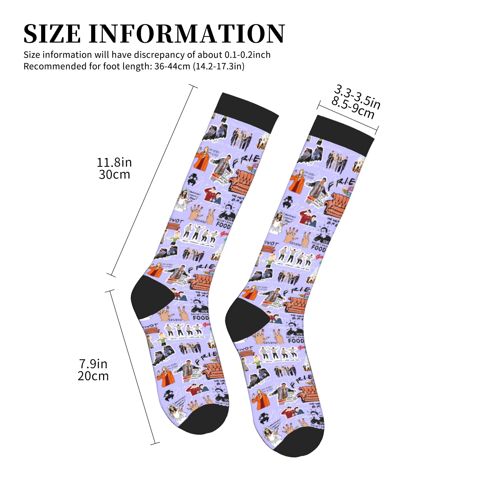 Friends Classic TV Show Men Wo - No Show Sock Women recension och pris