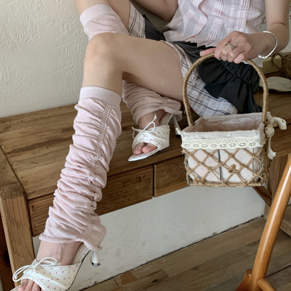Pink Ruffle Bubble Slouchy Leg - Boot Sock Slouchy recension och pris