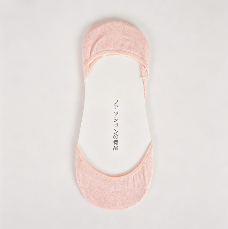 Light Pink Cotton No Show Invi - Invisibility Sock Loafer recension och pris