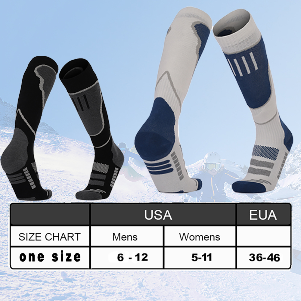 2 Pairs Ski Socks, Cold Weathe - Thermal Sock Winter recension och pris