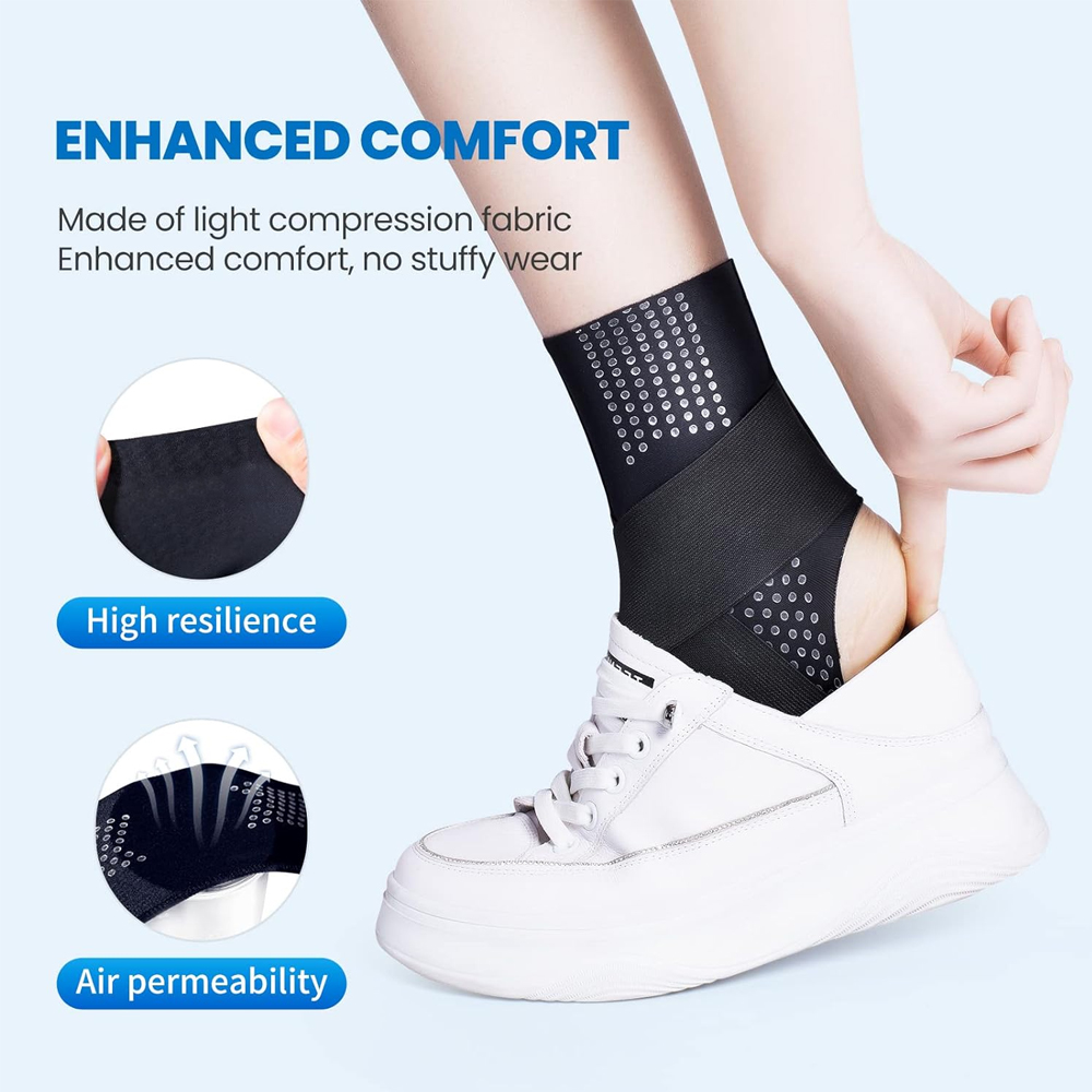 1Pcs Adjustable Compression An - Ankle Brace Sock recension och pris