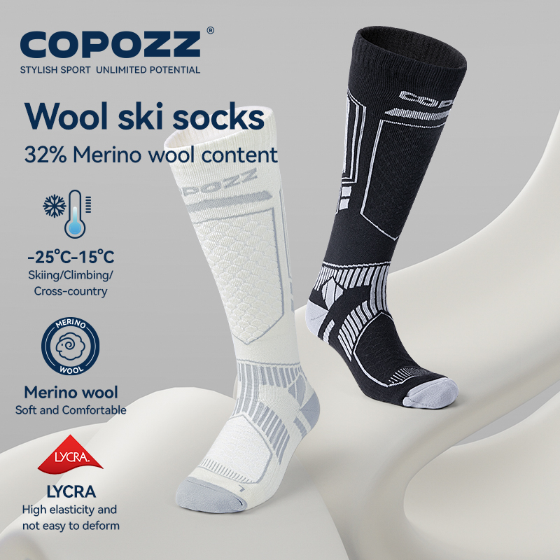 COPOZZ New Winter Ski Socks Me - Thermal Sock Winter recension och pris