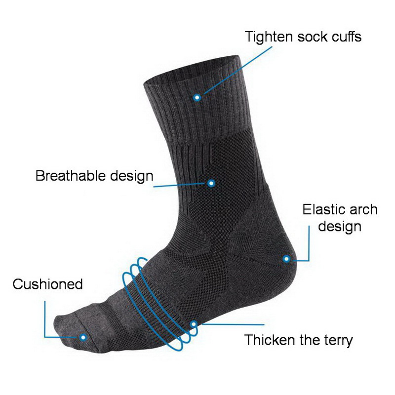 1 Pair Merino Wool Sock Winter - Wool Hiking Sock recension och pris