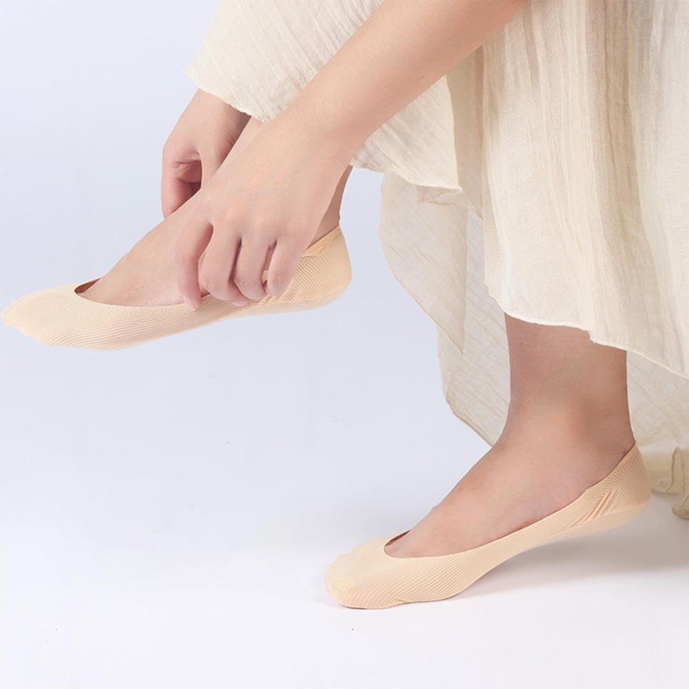 6 Pairs No Show Socks Women An - Invisibility Sock Loafer recension och pris