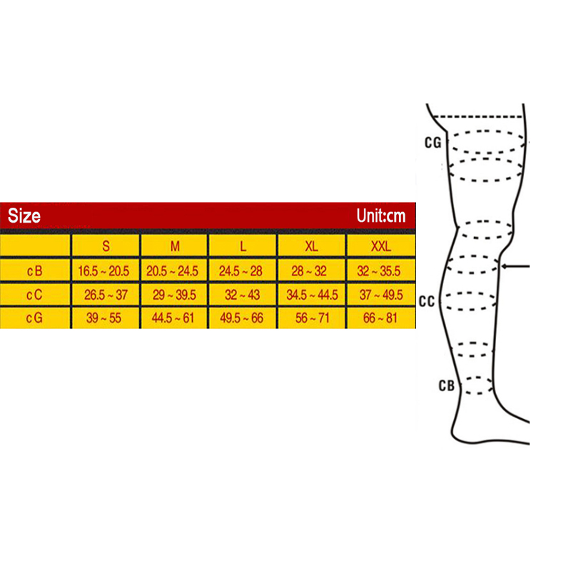 S-XL Compression Stockings Str - Compression Sleeve Calf recension och pris