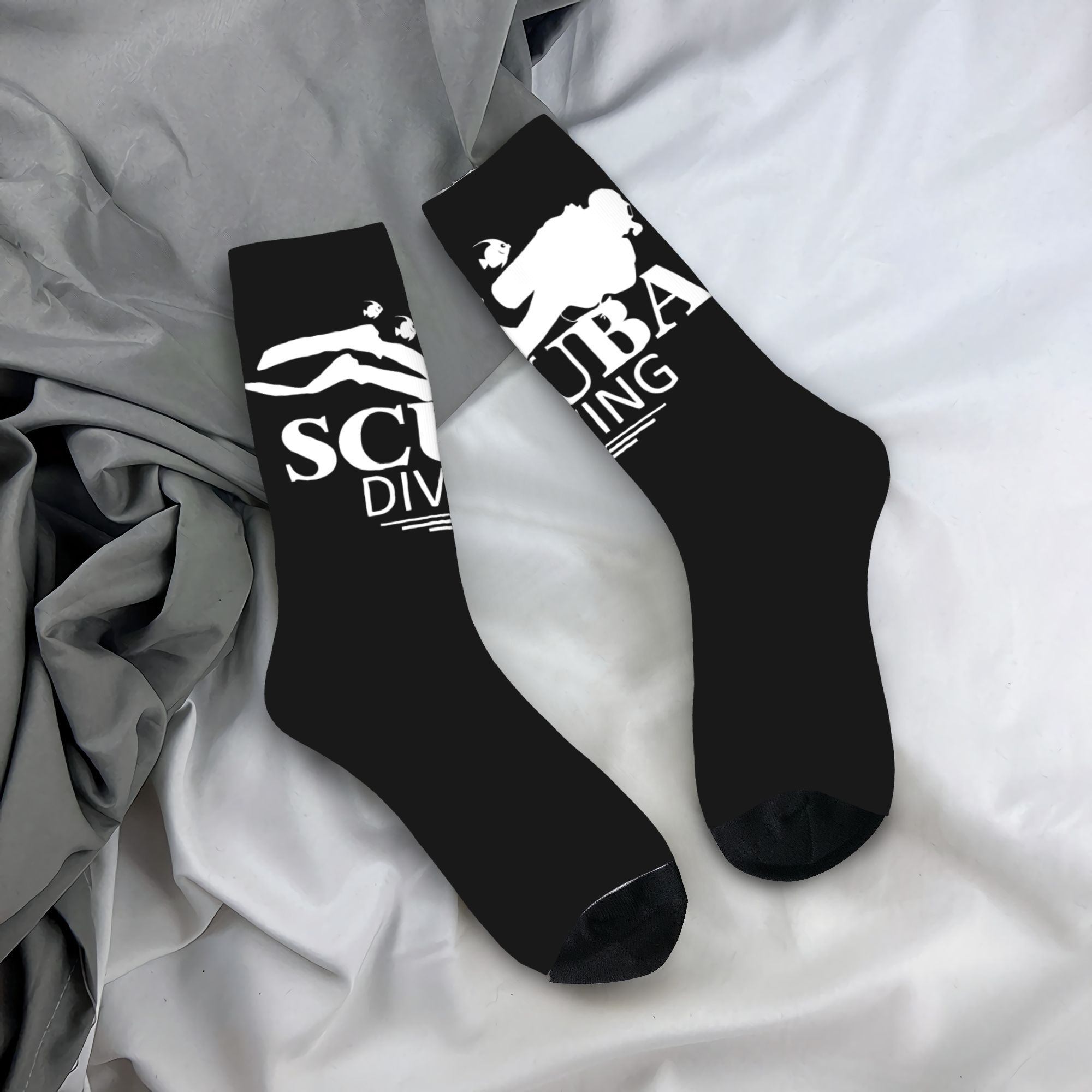 Custom Funny Scuba Diving Men  - Dress Sock Men recension och pris