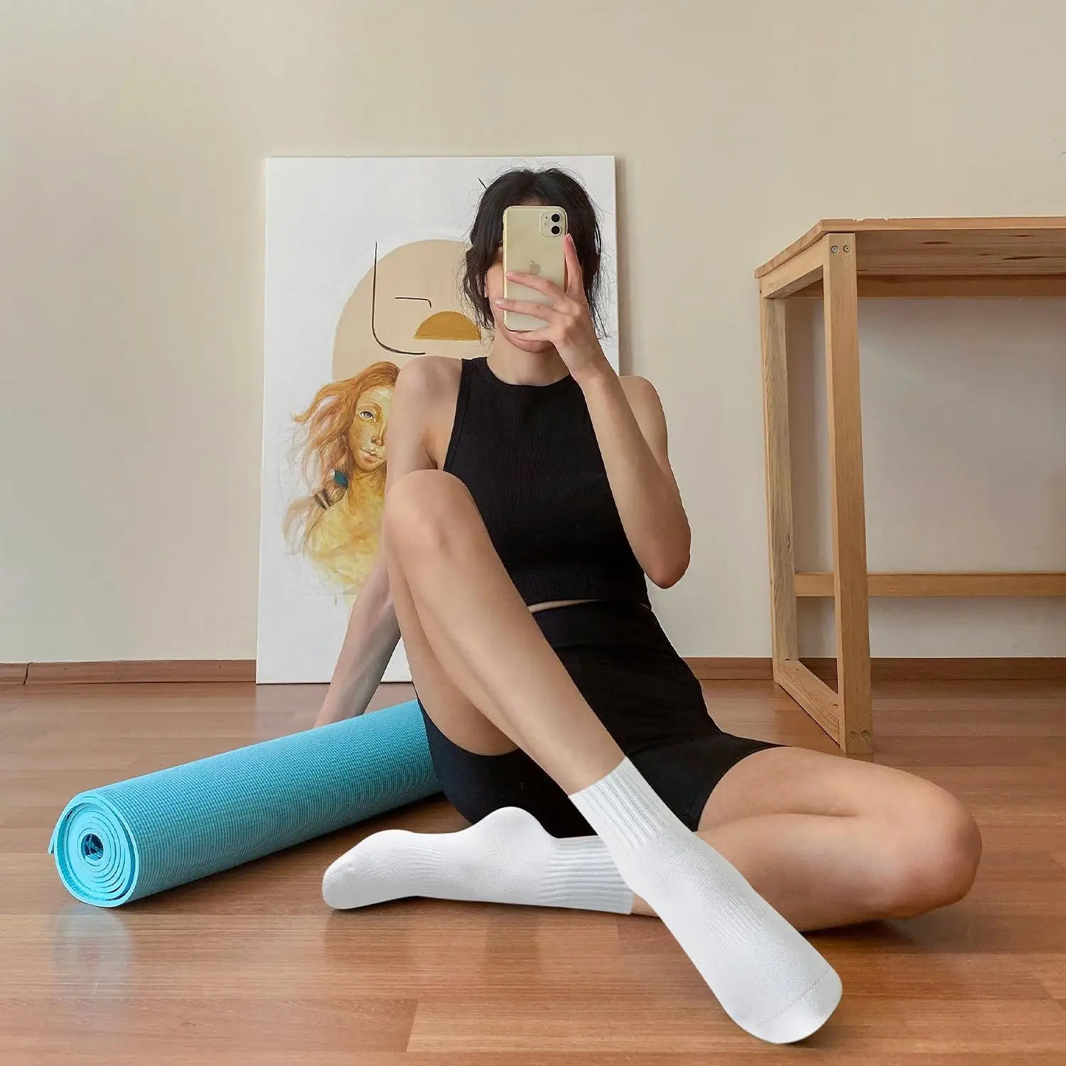 4 pairs of women's yoga socks, - Grip Sock Yoga recension och pris