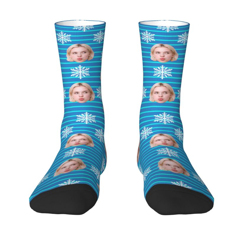 Christmas Face Photo Personali - Dress Sock Men recension och pris
