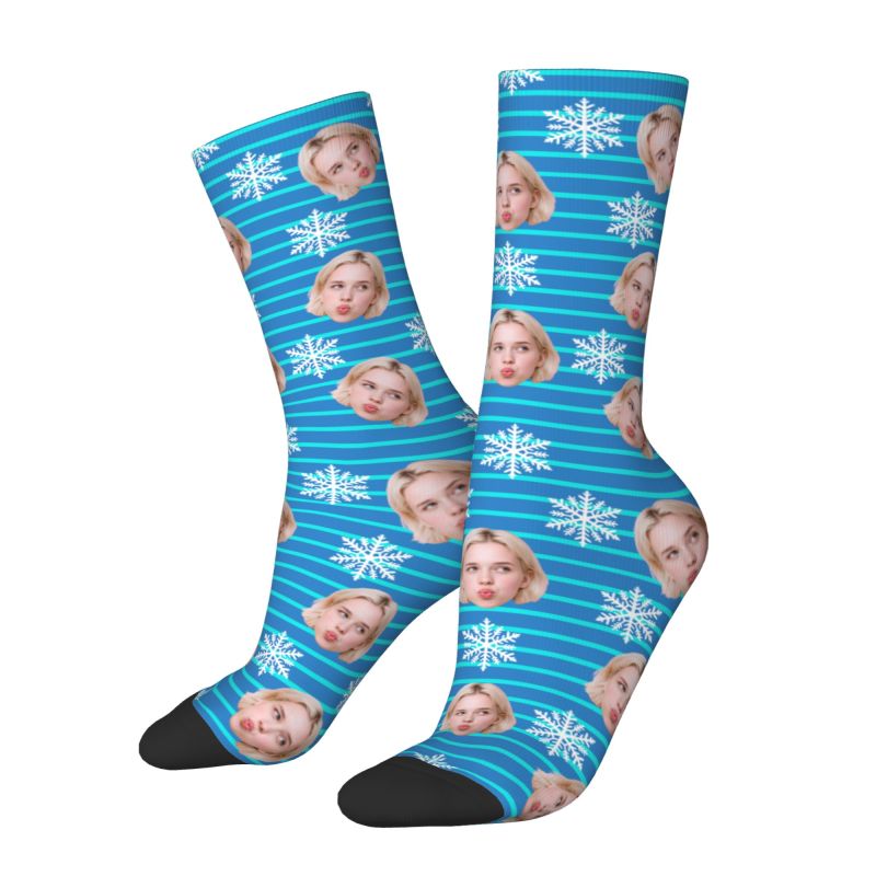 Christmas Face Photo Personali - Dress Sock Men recension och pris