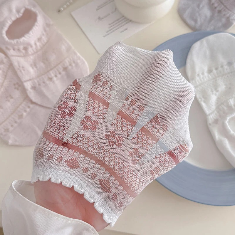 Lace Openwork Ballet Socks for - Invisibility Sock Loafer recension och pris