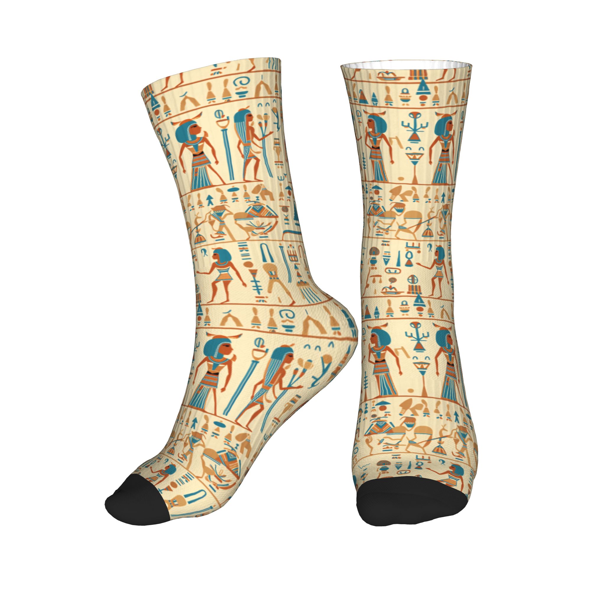 Egyptian Gods And Symbols Patt - Dress Sock Men recension och pris