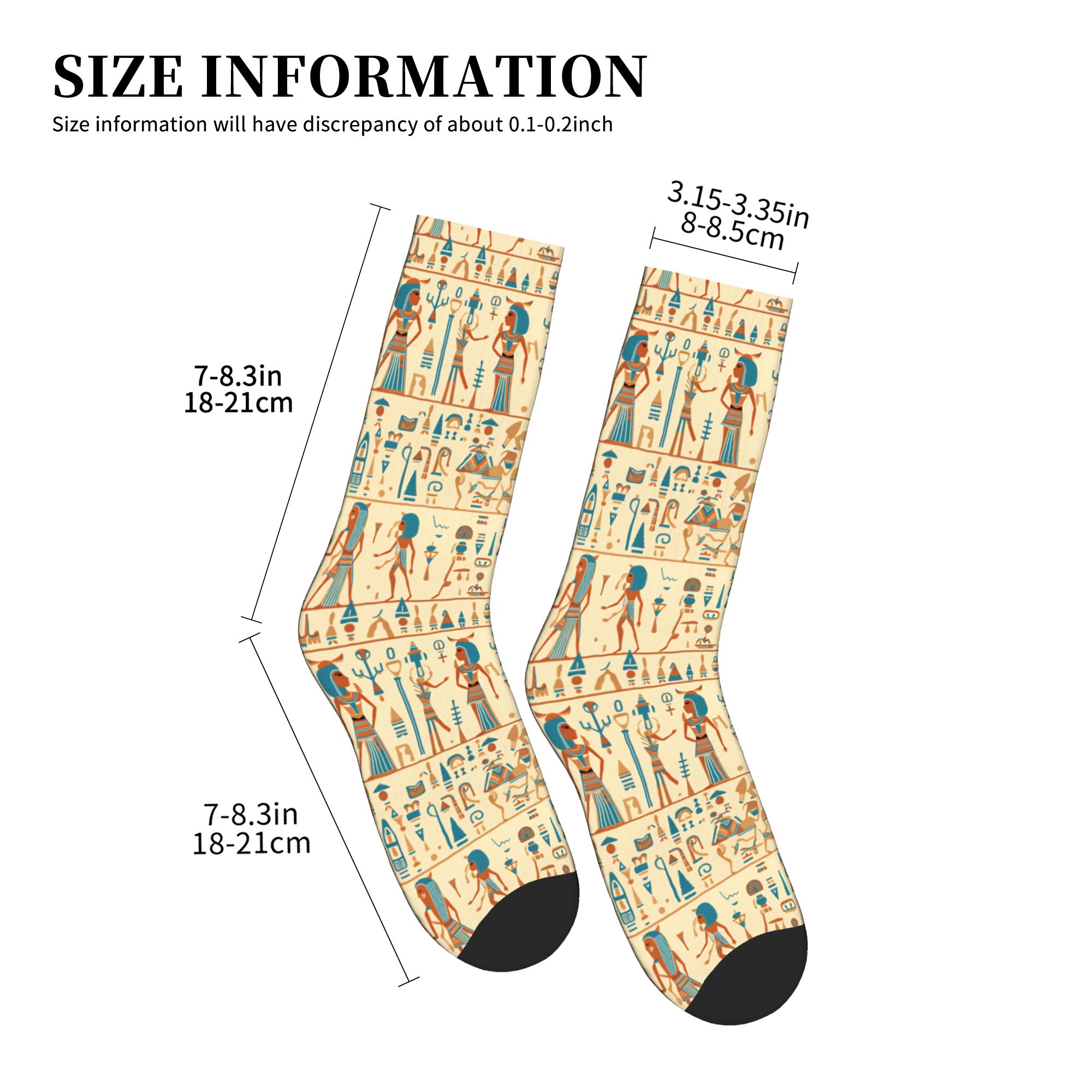 Egyptian Gods And Symbols Patt - Dress Sock Men recension och pris