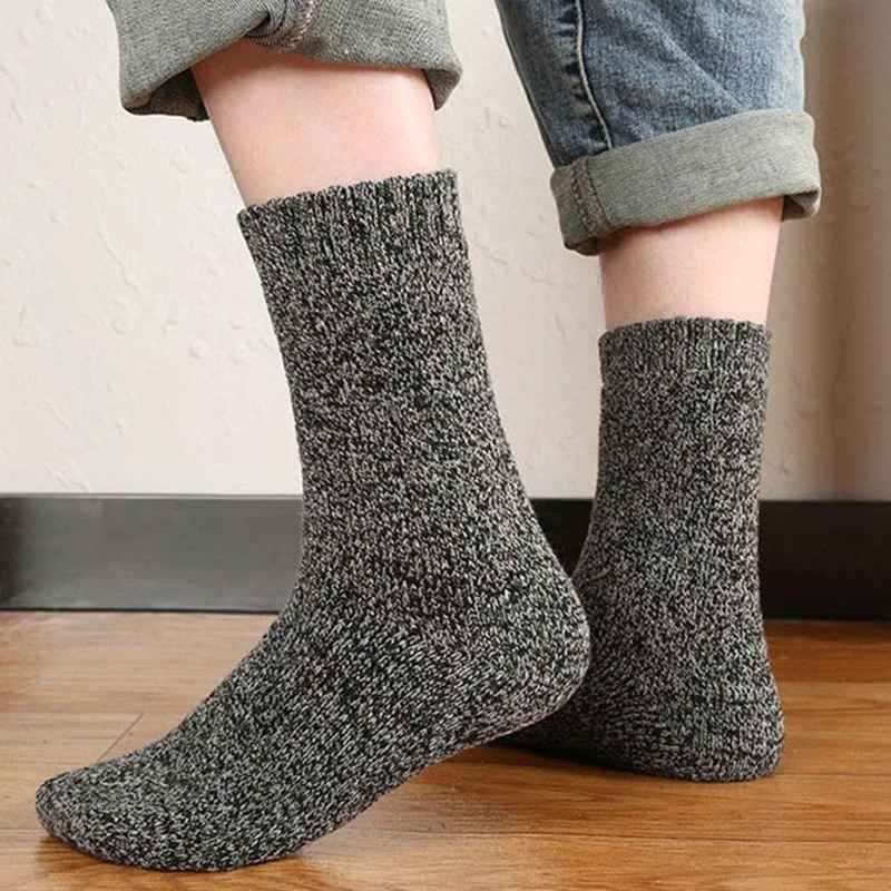 5pairs Men Wool Sock Super Thi - Wool Hiking Sock recension och pris