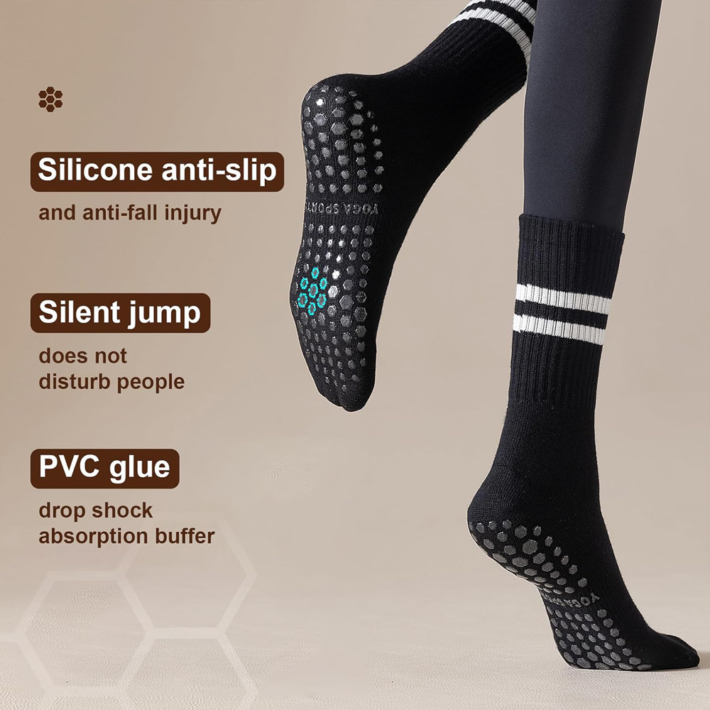 Yoga Pilates Socks with Grips  - Grip Sock Yoga recension och pris