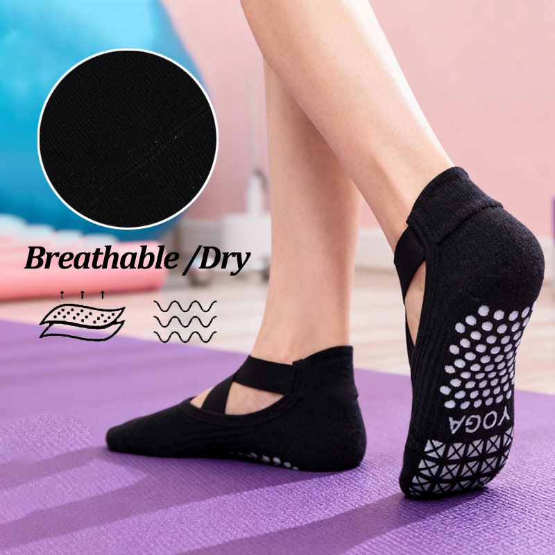 Women Non-Slip Yoga Socks Sili - Grip Sock Yoga recension och pris