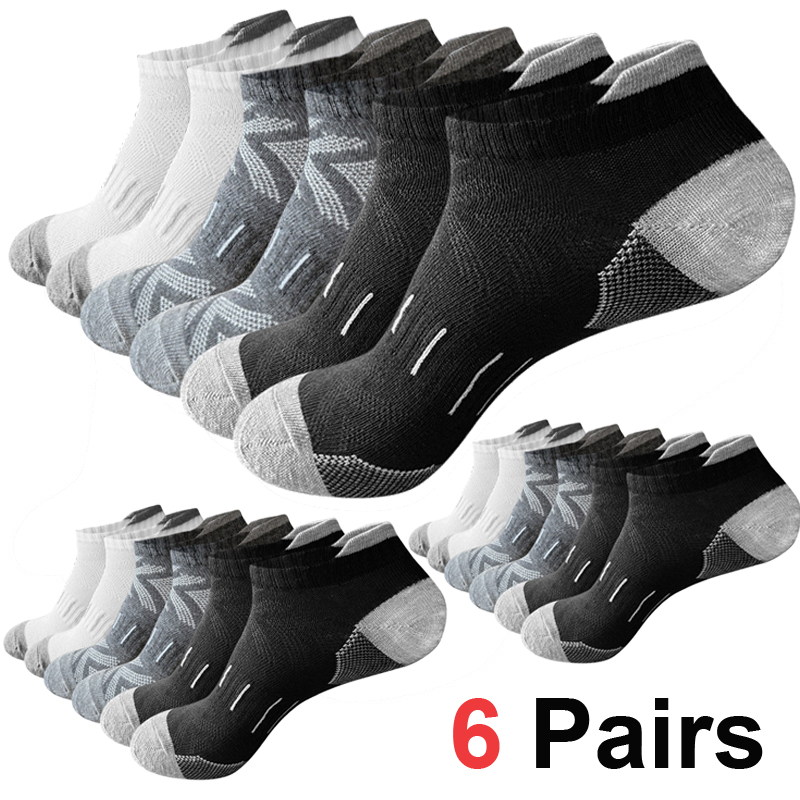 6/12 Pairs Cushioned Athletic  - Ankle Sock Low Cut recension och pris
