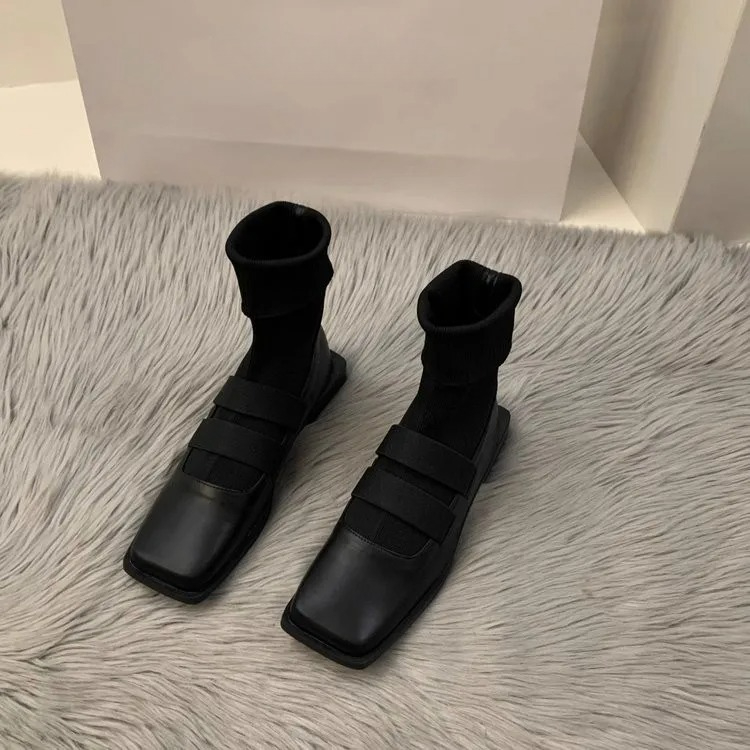 British style square knitted s - No Show Sock Women recension och pris
