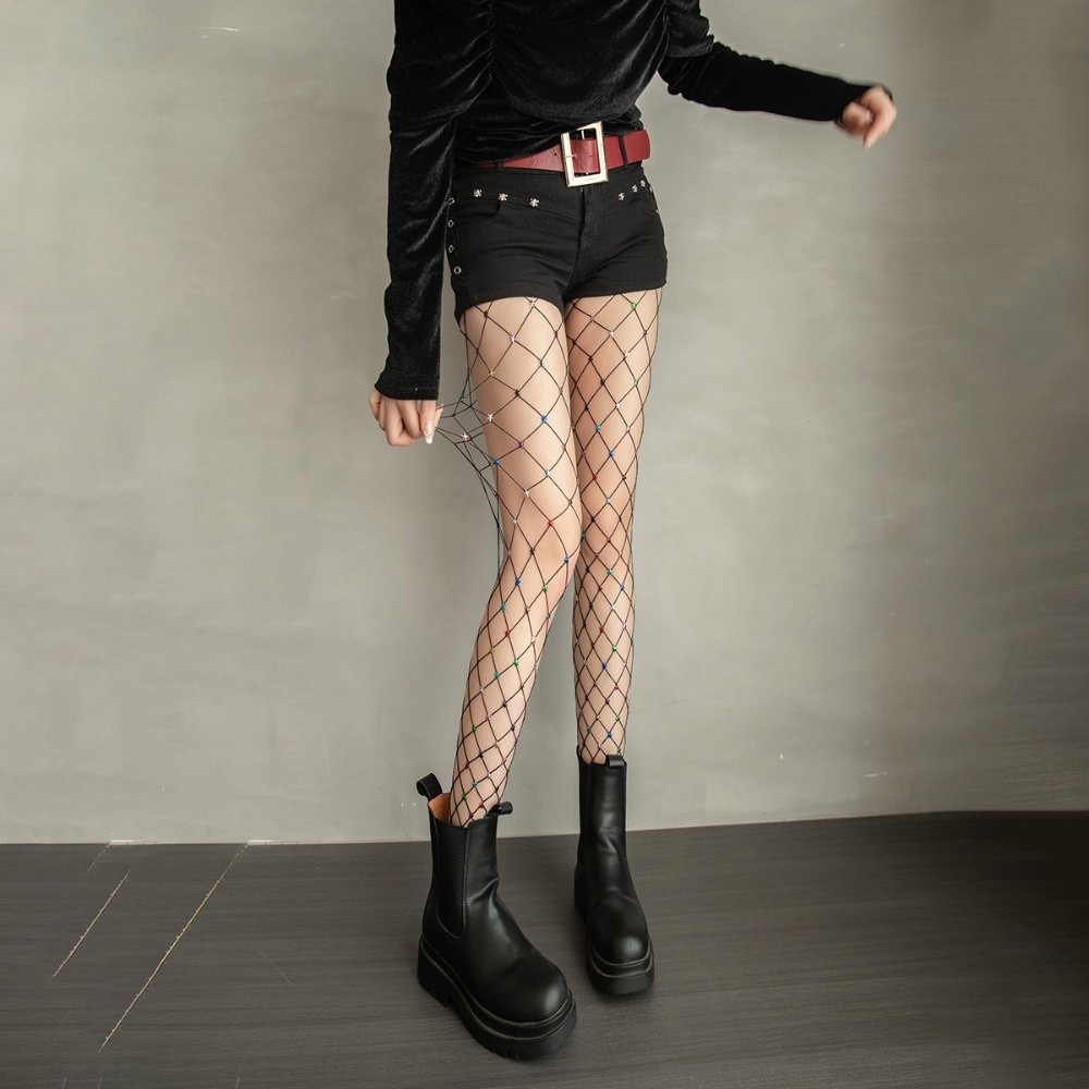 Y2K Colorful Fishnet Stockings - Fishnet Stocking Women recension och pris
