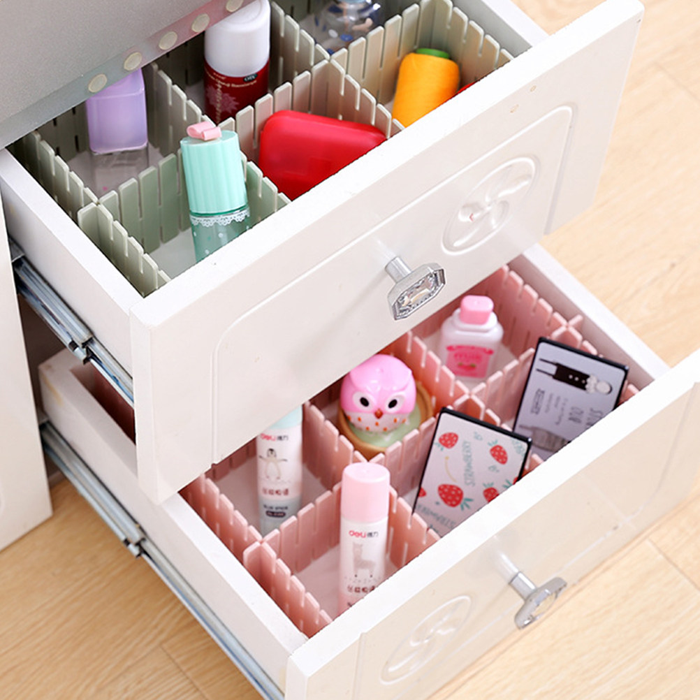 8Pcs Adjustable Drawer Organiz - Sock Organizer Tray recension och pris