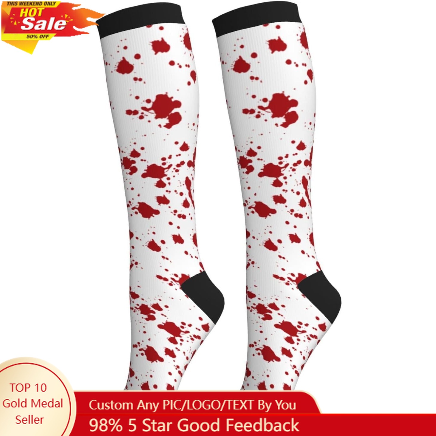 Compression Socks Calf Knee Hi - Knee High Sock Women recension och pris
