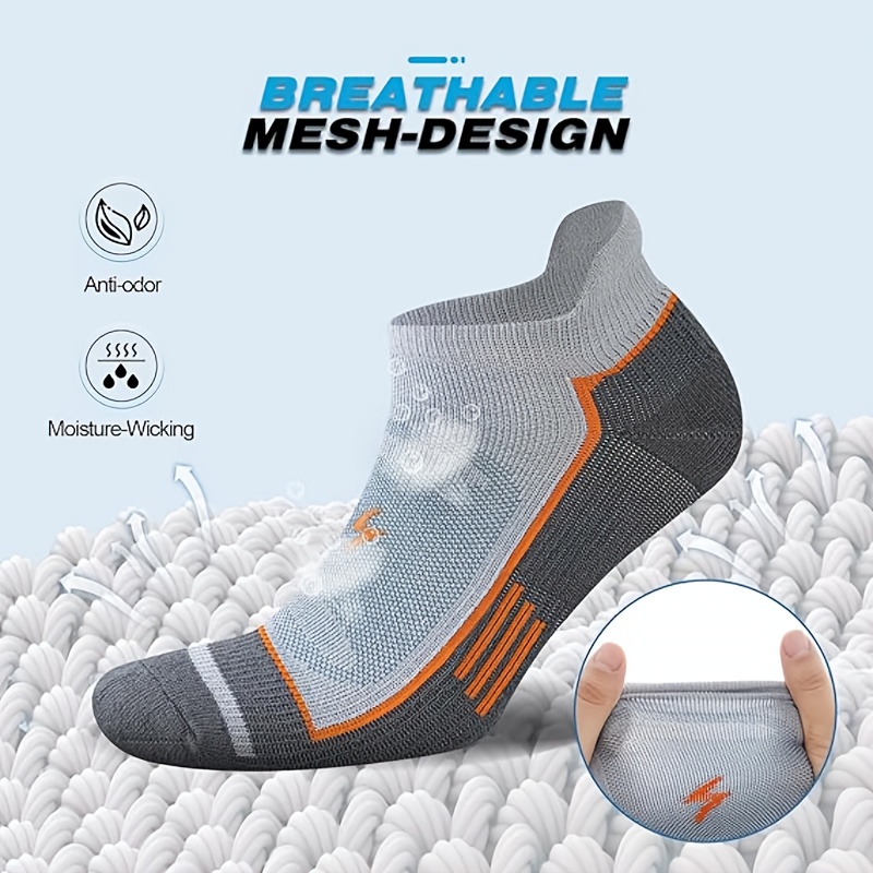 6 Pack Men's Athletic Socks Th - Athletic Sock Cushion recension och pris