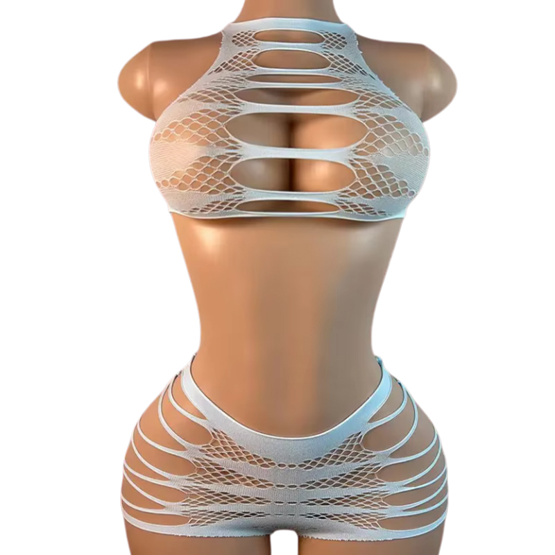 Sexy Lingerie +Panties Hollow  - Fishnet Stocking Women recension och pris