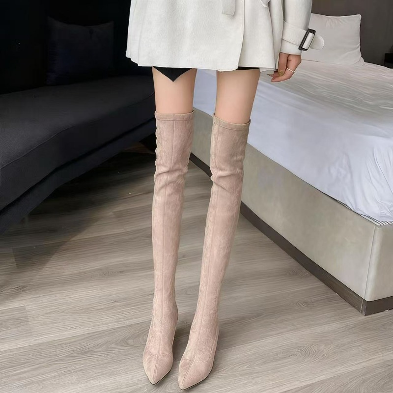Sexy Women's Boots Pointed Toe - Knee High Sock Women recension och pris