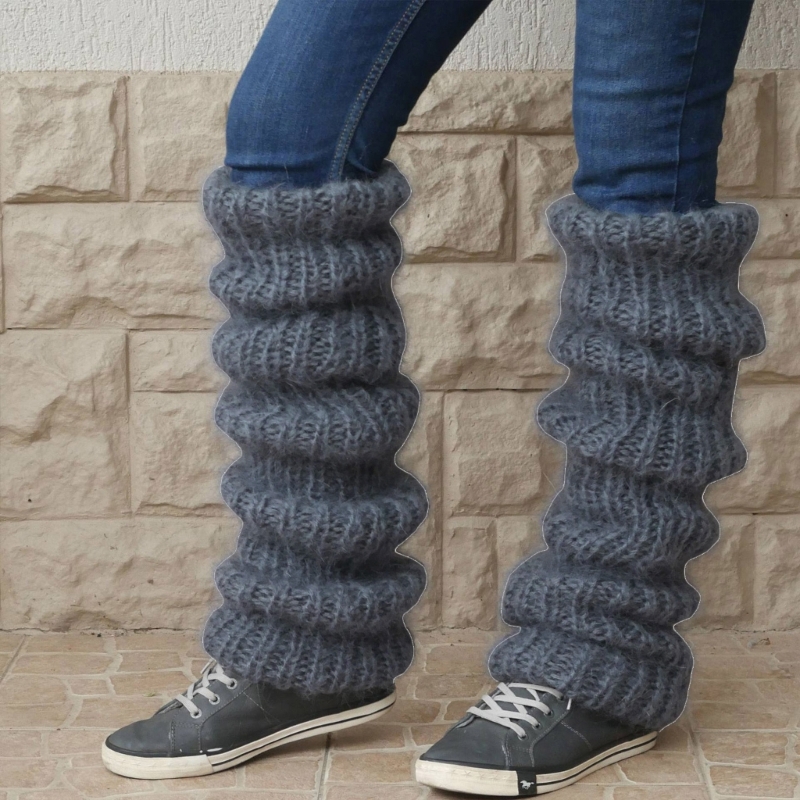 Women Winter Chunky Crochet Kn - Boot Sock Slouchy recension och pris