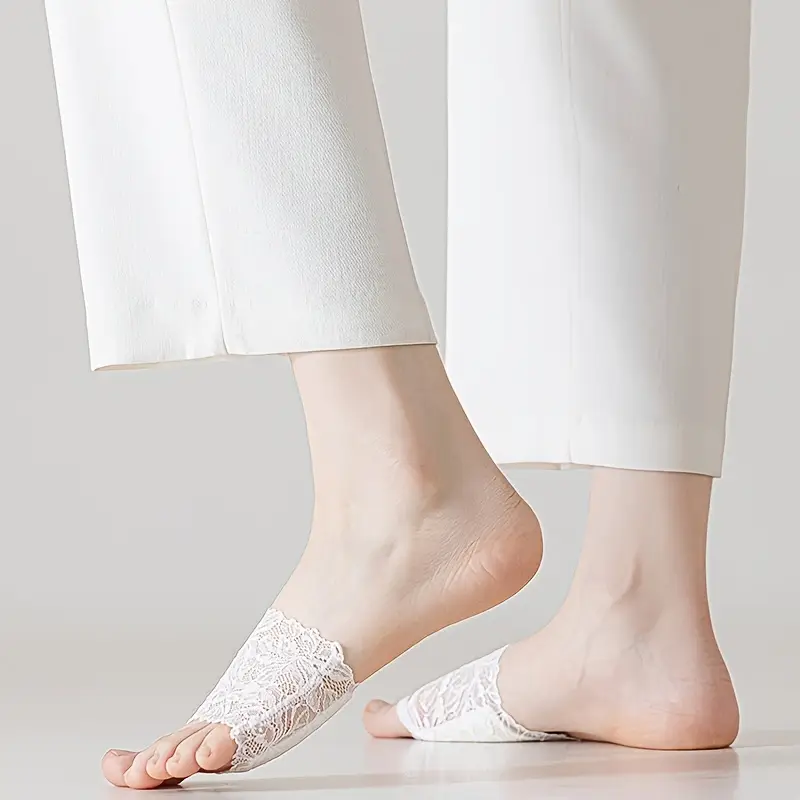 1-10Pairs Women Lace Loafer So - Invisibility Sock Loafer recension och pris