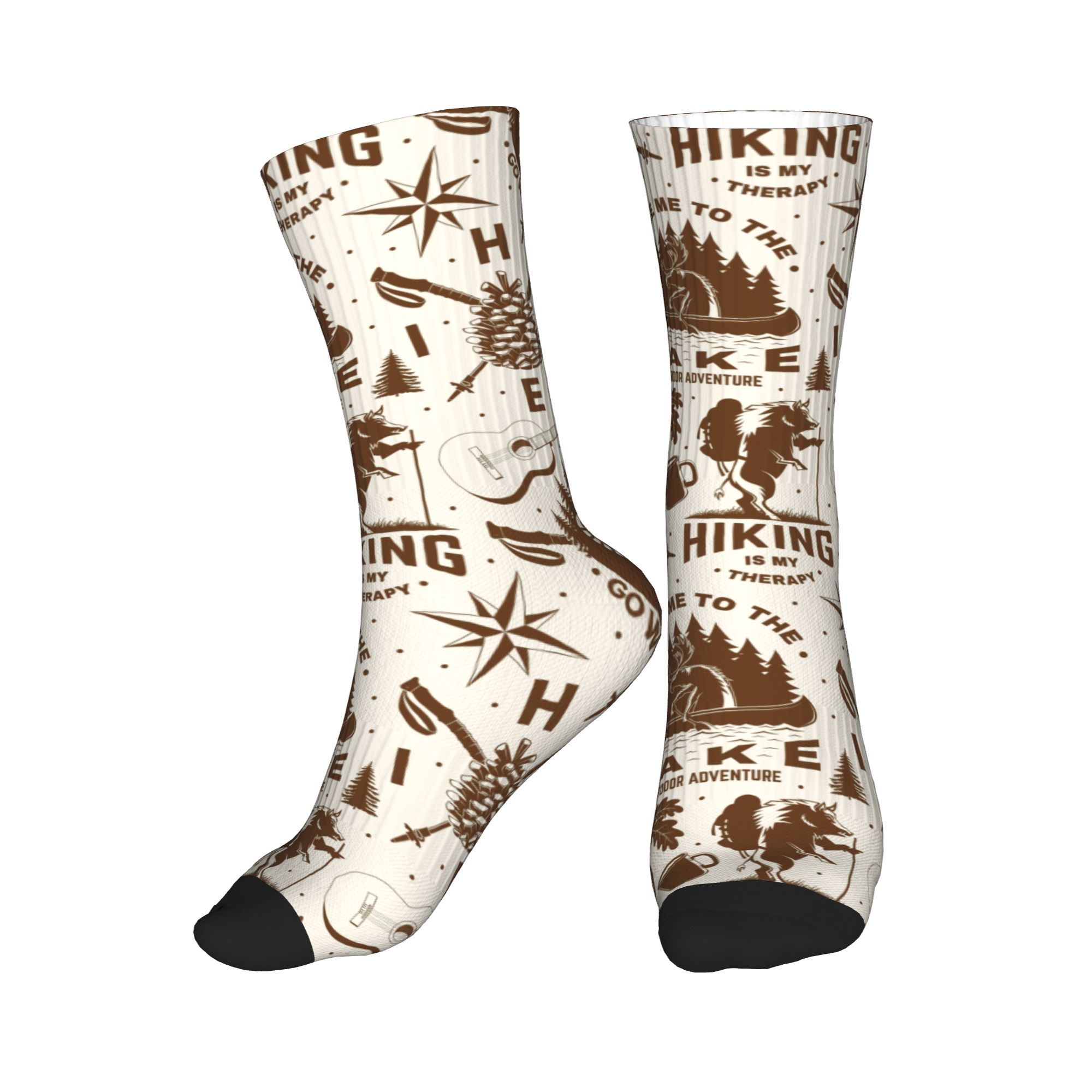 Novelty Mens Vintage Lake Hike - Dress Sock Men recension och pris