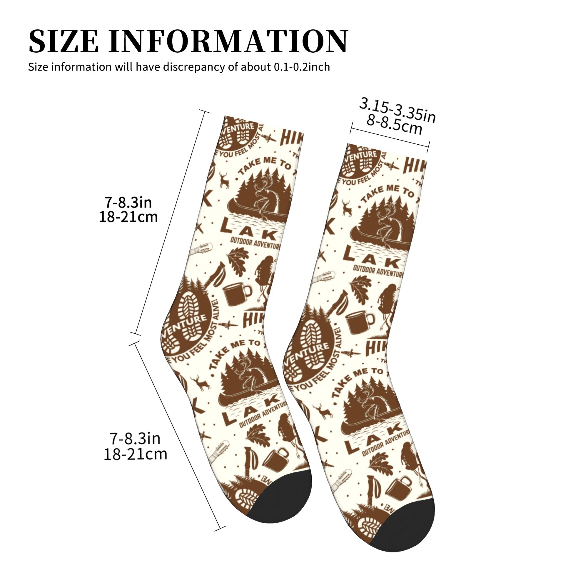 Novelty Mens Vintage Lake Hike - Dress Sock Men recension och pris