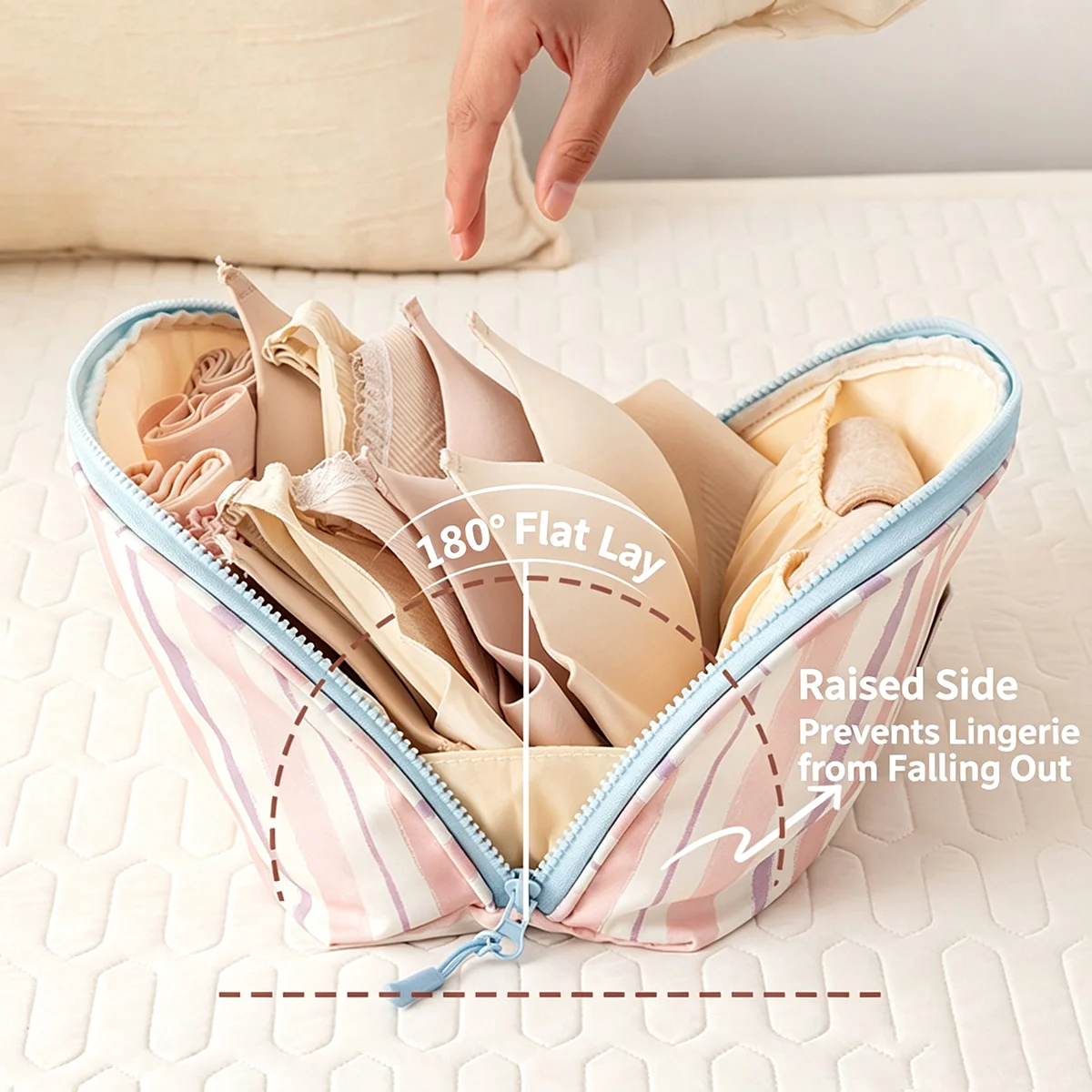 Underwear Storage Bag Portable - Sock Organizer Tray recension och pris