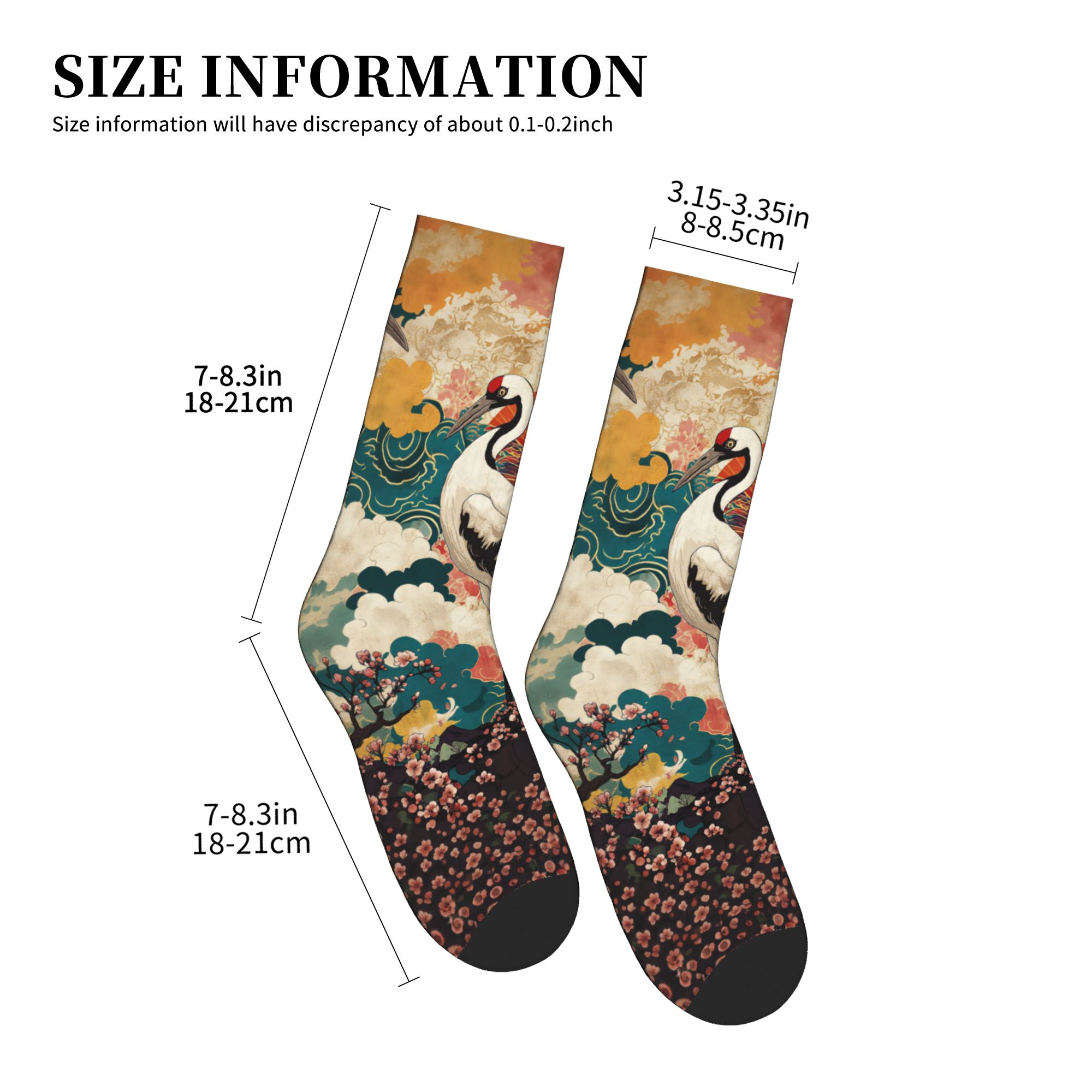 Fashion Men's Ukiyo-e Double C - Dress Sock Men recension och pris