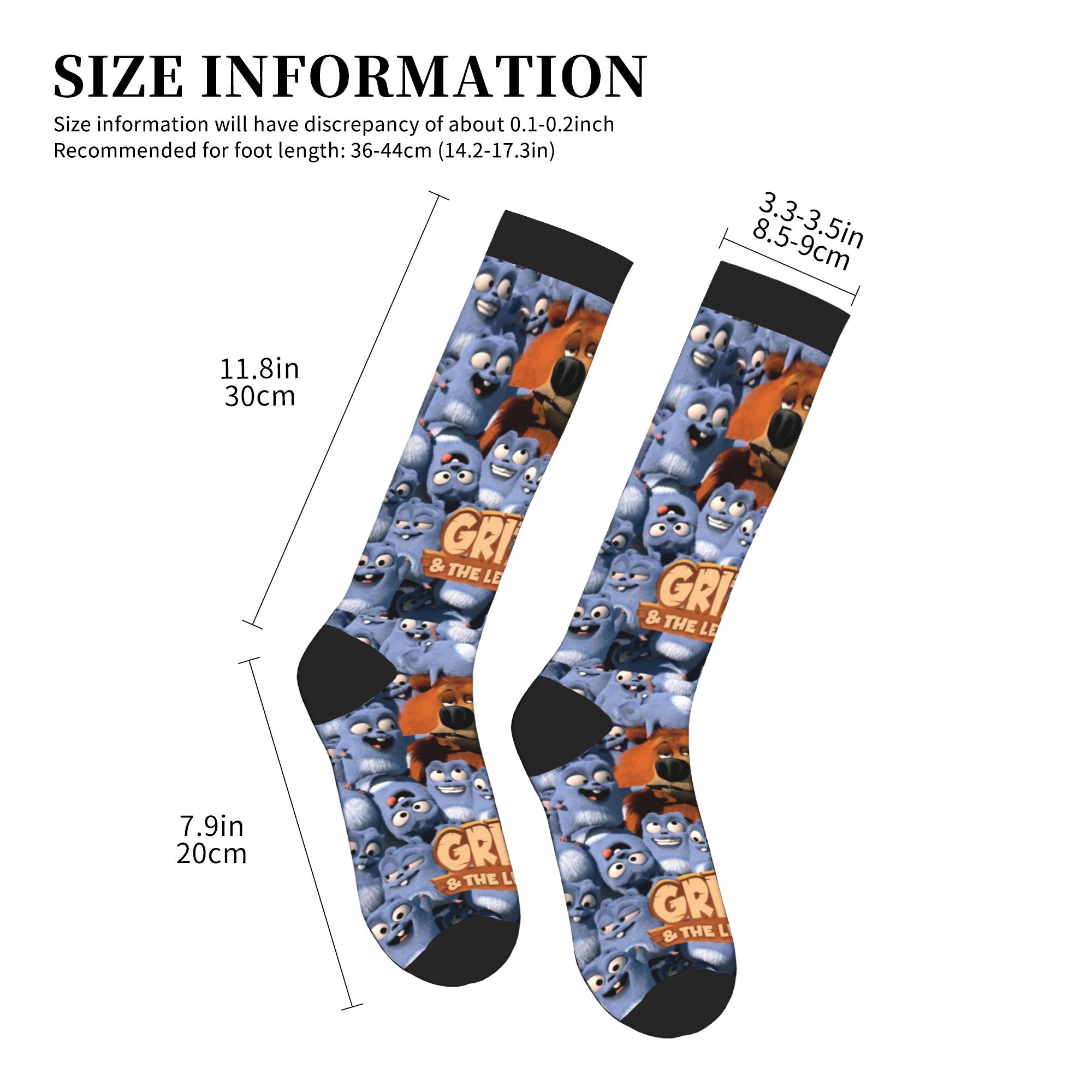 Grizzy And The Lemmings Cartoo - No Show Sock Women recension och pris