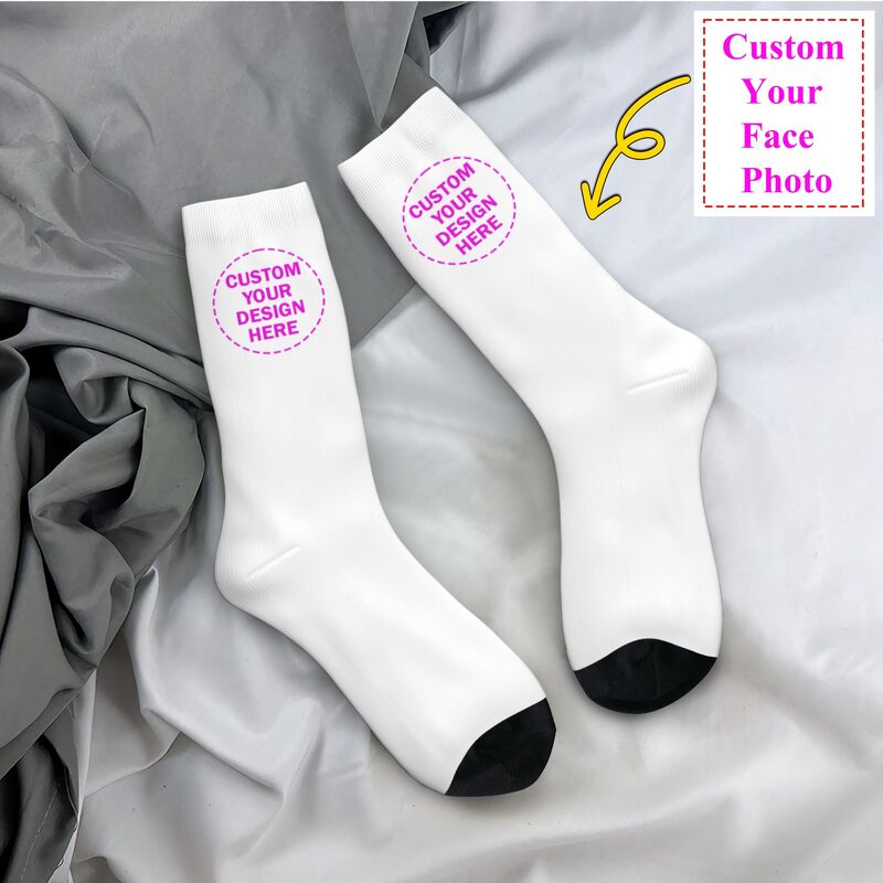 Personalize Custom Photo Logo  - Dress Sock Men recension och pris