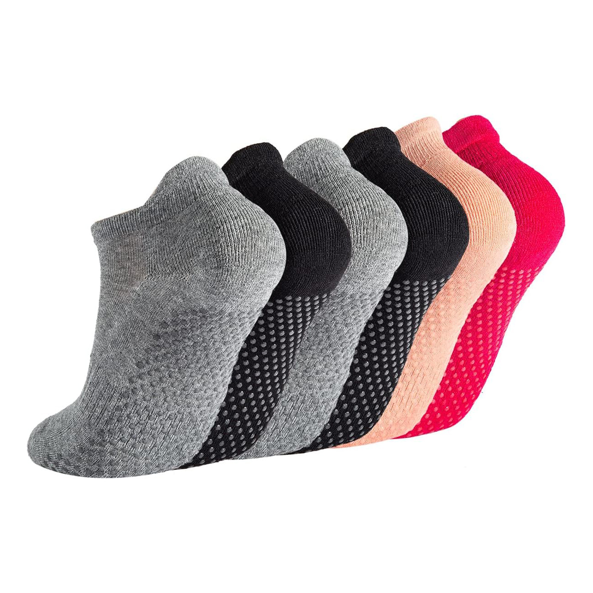 6 Pairs Yoga Socks for Women P - Grip Sock Yoga recension och pris