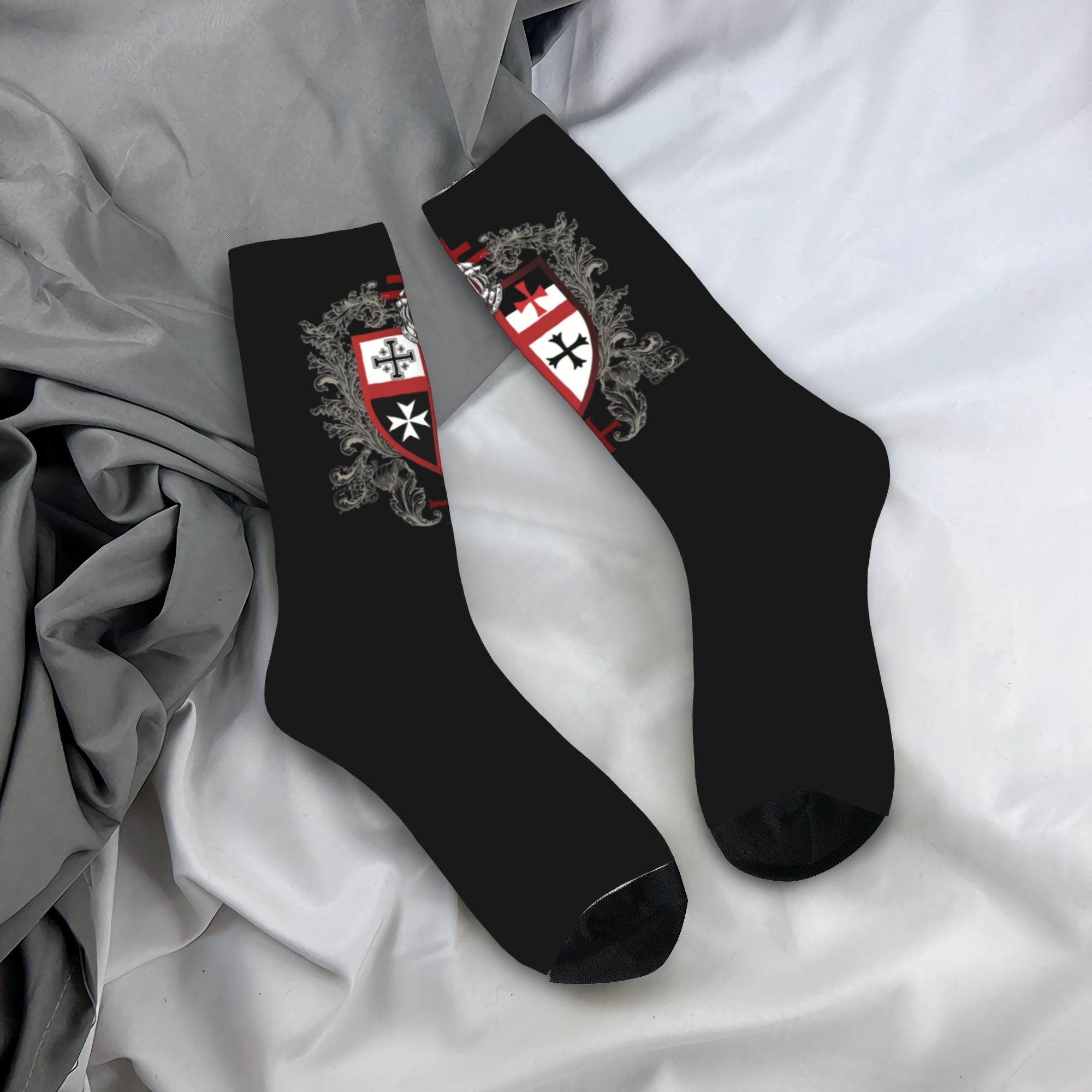 Custom Knights Templar Cross S - Dress Sock Men recension och pris