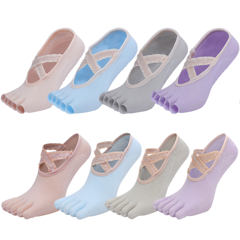Five Finger Yoga Socks Lace Cr - Grip Sock Yoga recension och pris